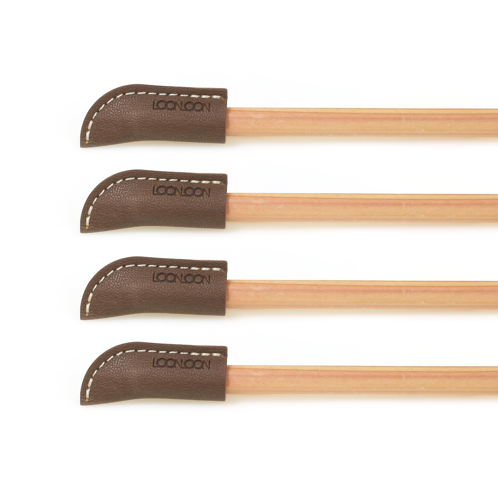 Amazon.co.jp: LOONLOON 鉛筆キャップ ブラウン 4個セット